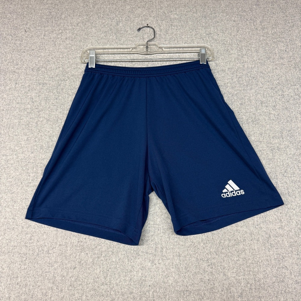 Adidas | Athletic Soccer Shorts | Small | Navy Blue | Aeroready Logo Training